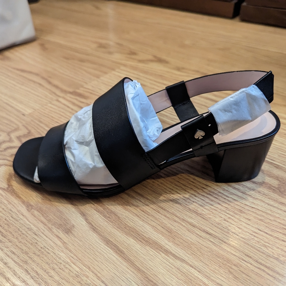 Kate Spade Puglia Black Sandals sz 7.5